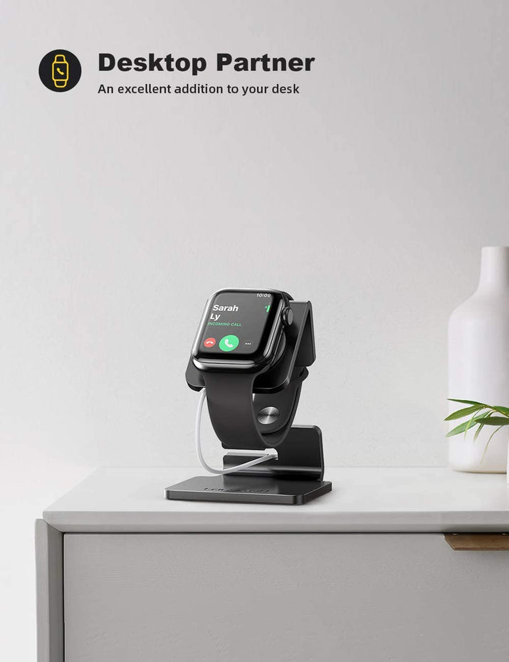 Watch Stand for Apple Watch Magnetic Fast Charger - Desk Charging Stand Holder Dock for Apple Iwatch Series SE3 SE2 Ultra 3, Series 11 10 9 8 7 6 5(49Mm 46Mm 45Mm 44Mm 42Mm 41Mm 40Mm 38Mm)