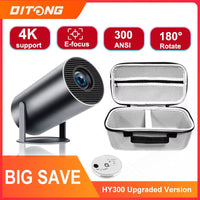 HY300 plus HD Projector Portatil 4K Projetor Android LED Video Home Theater Cinema Phone Mini Proyector Movie HY300 Pro