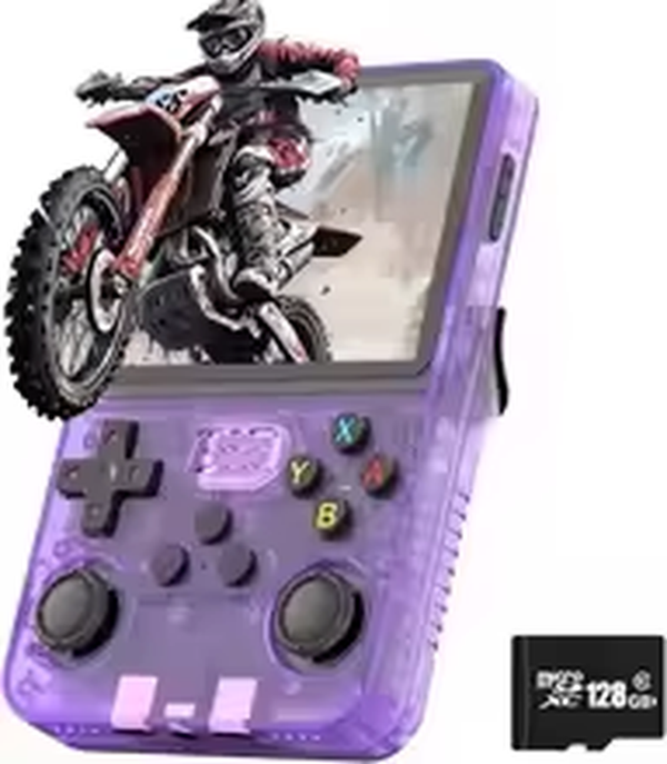 R36S Retro Game Console Handheld Video Arkos 2.0 System 3.5 Inch Single Card Portable Pocket Video Player 64GB 128GB 20000 Games